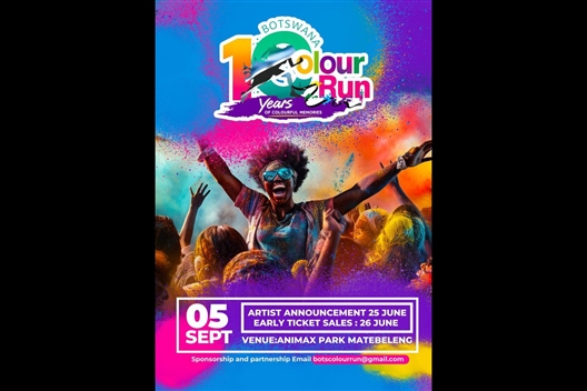 BOTSWANA COLOUR RUN 10 YEARS
