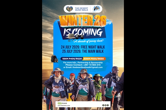 DESERT BUSHWALK WINTER 2026