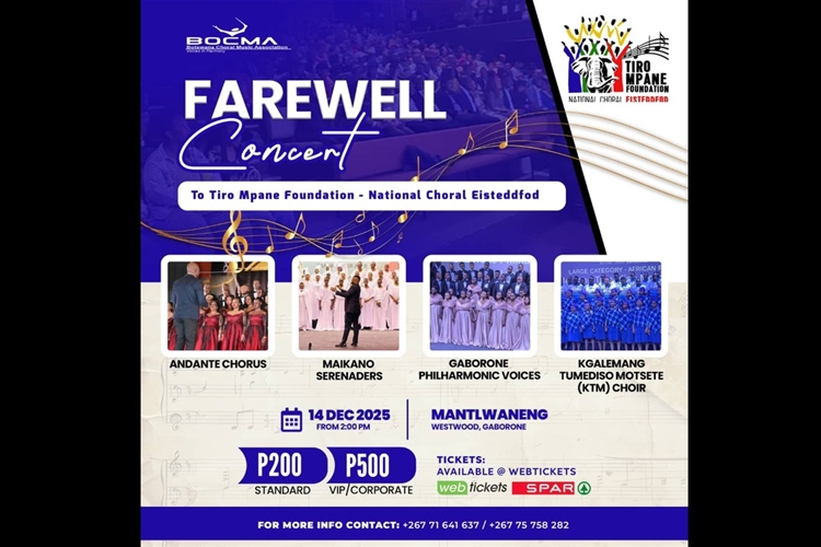 FAREWELL CONCERT TO TIRO MPANE