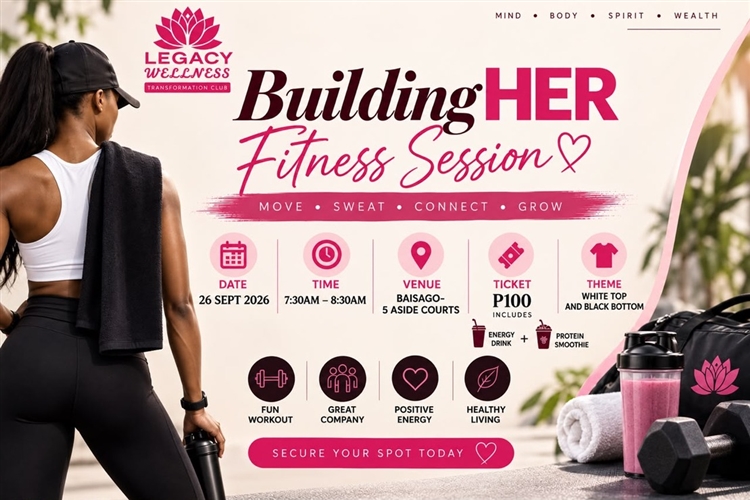 LEGACY WELLNESS CLUB PRESENTS