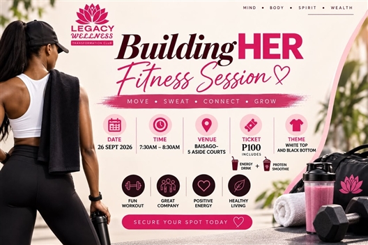 LEGACY WELLNESS CLUB PRESENTS
