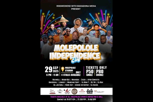 MOLEPOLOLE INDEPENDENCE EVE