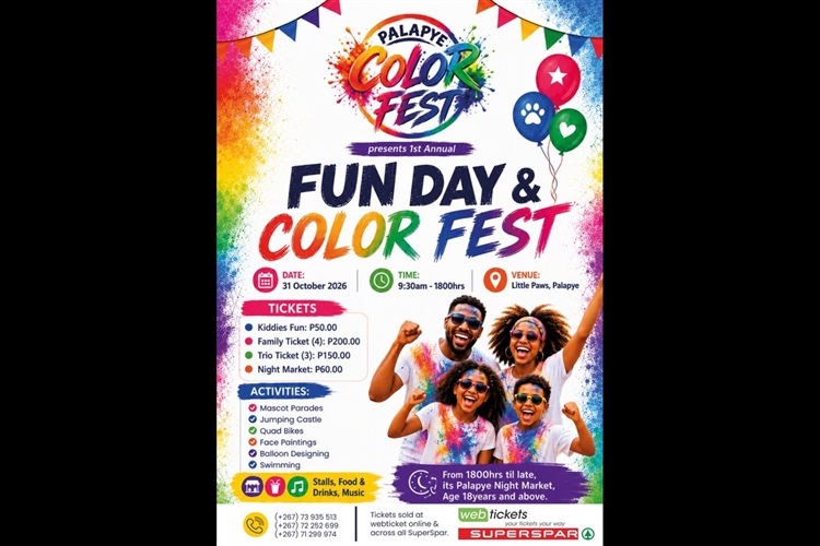 PALAPYE COLOR FEST PRESENTS 1ST