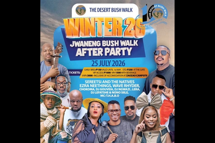 JWANENG BUSH WALK AFTER PARTY