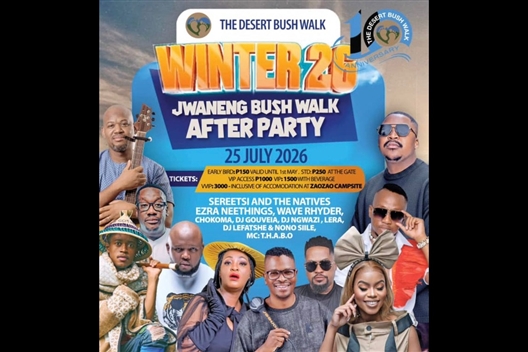 JWANENG BUSH WALK AFTER PARTY