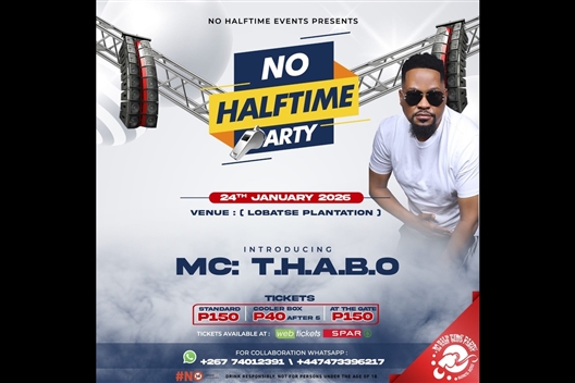 NO HALFTIME EVENTS PRESENTS