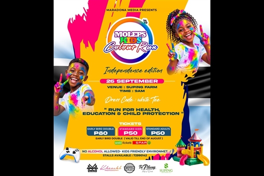 MOLEPS KIDS COLOUR RUN INDEPENDENCE