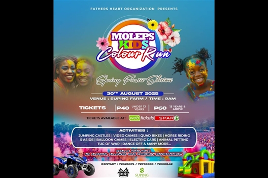 MOLEPS KIDS COLOUR RUN