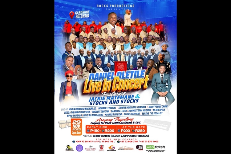 DANIEL OLETILE LIVE IN CONCERT