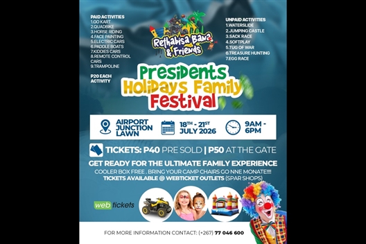 PRESIDENTS HOLIDAYS FAMILY FESTIVAL