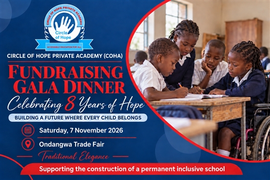 COHA Fundraising Gala Dinner & 8th Anniversary -ATTEND OR SUPPORT