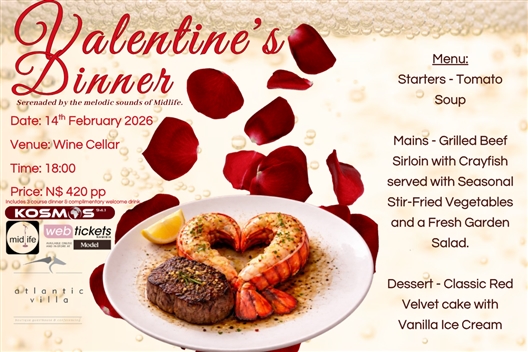 Valentines Dinner in the Wine Cellar