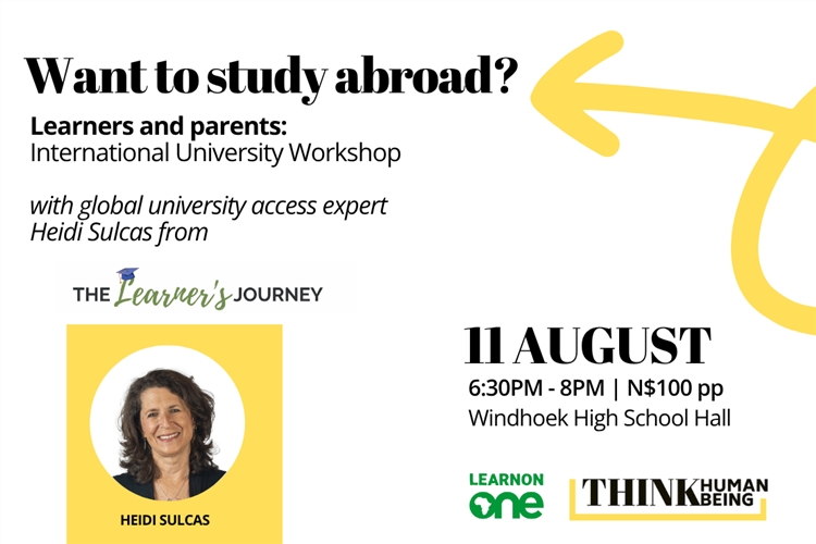 International University Workshop for learners & parents with global university access expert Heidi Sulcas