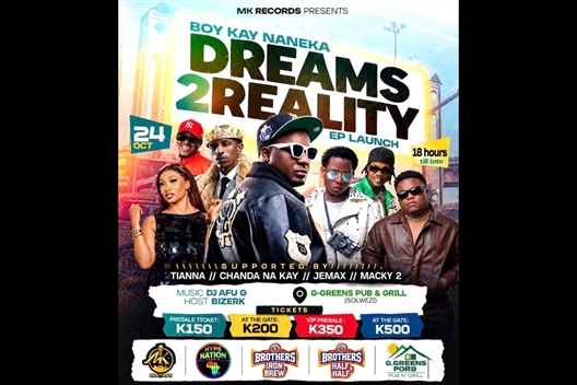 BOY KAY DREAMS 2 REALITY EP LAUNCH WT